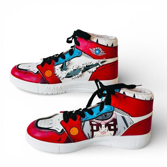 Anime Demon Slayer Cosplay High Top Sneakers Lace-up Men\'s 10.5/11 EU 44 main image 6